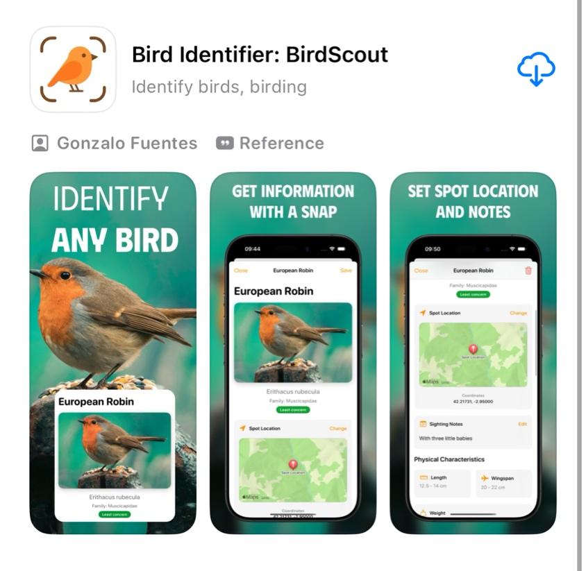 BirdScout's screenshot