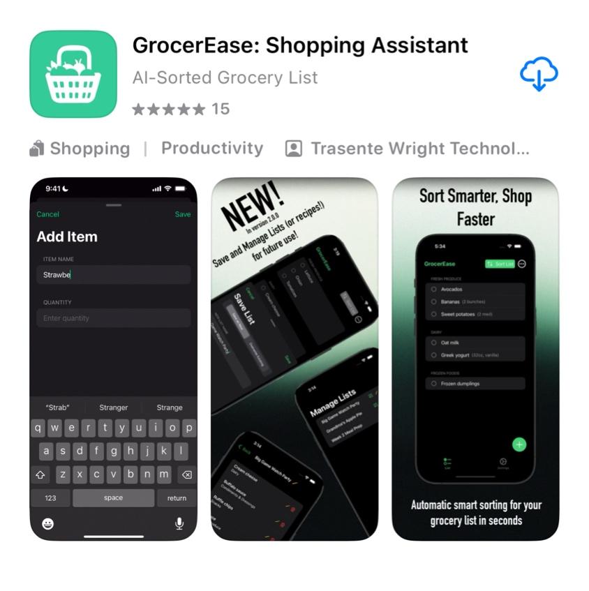 GrocerEase's screenshot